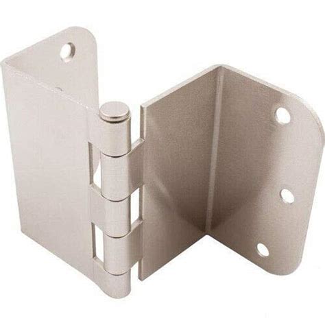 Buy Yurk 3.5 Inch Swing Clear Offset Door Hinge Satin Nickel 5/8 Inch ...