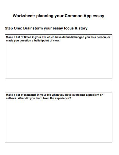 Image result for Common Application Essay Examples