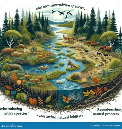 Protecting Natural Habitats, Preserving Biodiversity, Stock Photo | CartoonDealer.com #315388338