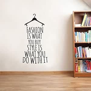 StickMe 'Fashion - Style - Dress - Fashion Wall Sticker' -SM897 (Multi ...