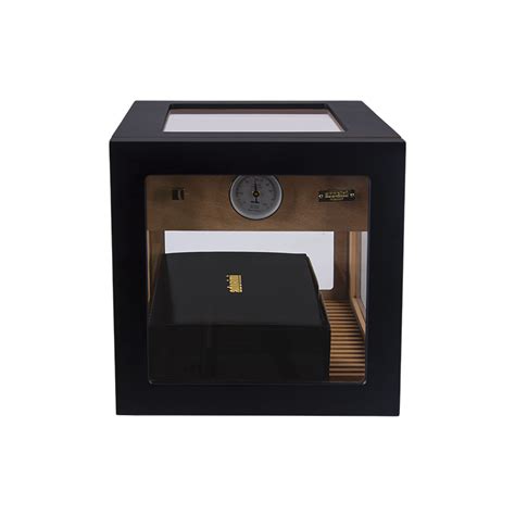 Adorini Humidor Cube Black DeLuxe | ExcaliburCigars
