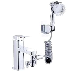 Suicune Stainless Basin Handheld Shower Set, ABS Bathroom Faucet Hand ...