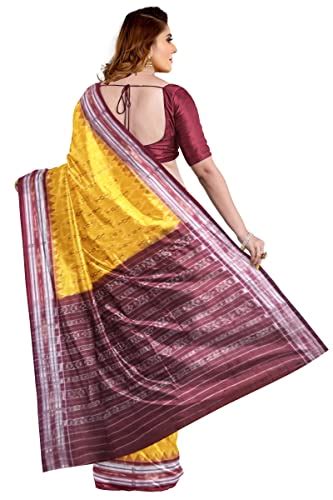 Buy FLOWRINA Odisha Sambalpuri Handloom Ikat Women's Cotton Saree ...