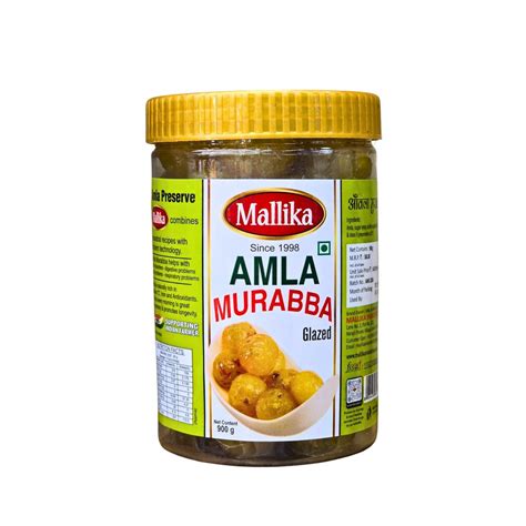 Mallika Amla Murabba Glazed - 900G – Mallika Shop