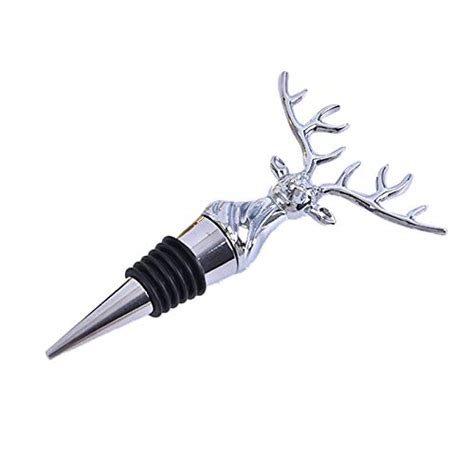 Buy New Stainless Steel Deer Stag Head Wine Pourer Unique Wine Bottle ...