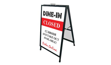 Buy We are Open or Closed Metal Frames | Circle One