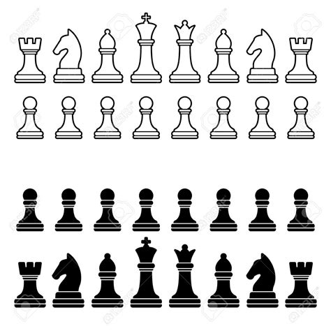 printable chess board and pieces