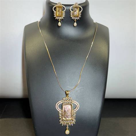 SUNAHARI PARI CHAIN NECKLACE SET – ADC SHEMONA