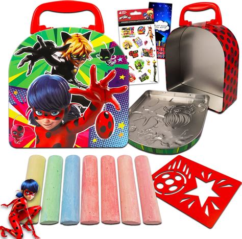 Zagtoon Miraculous Ladybug Playset Miraculous Ladybug Sidewalk Chalk ...