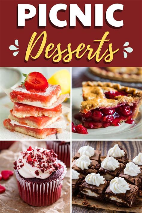 35 Best Picnic Desserts You'll Love - Insanely Good