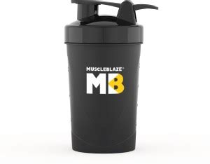MUSCLEBLAZE Compact , Protein Bottle, Gym , 100% Leakproof 500 ml ...