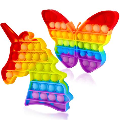 2 Packs Bubble Pop Poop It Fidget Toy Sensory Anxiety | Desertcart INDIA
