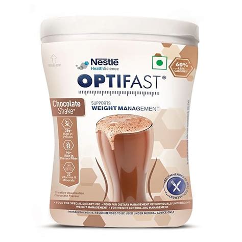Nestlé Optifast Scientifically Designed Weight Loss Diet, 400g Pet Jar ...