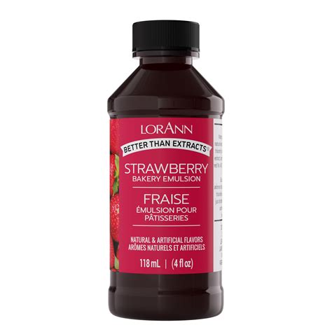 Lorann Oils Strawberry Bakery Emulsion True Essence Ideal For Boosting ...