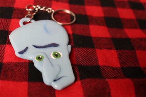 Buy Megamind Meme Charm | Megamind Face Keychain Online in India - Etsy