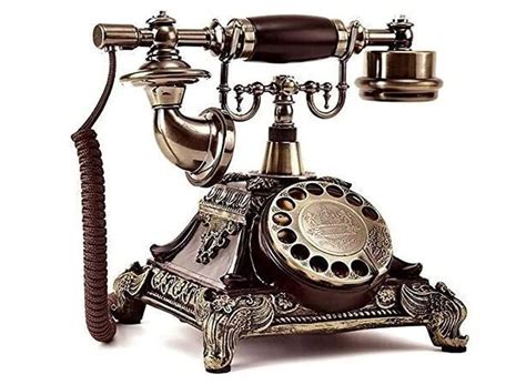 Prakal Vintage Phone Antique Rotary Dial Telephone Retro Landline ...