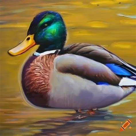 Painting Of Duck