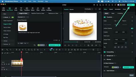 Filmora Image to Video Feature Guide [Mac]
