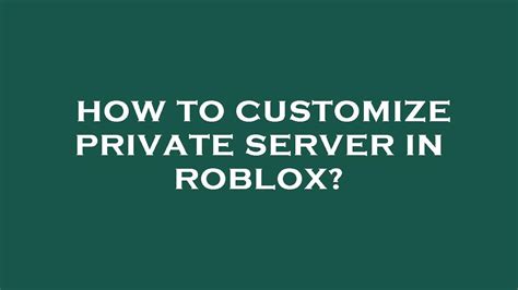 How to Create Your Private Roblox Server 的图像结果