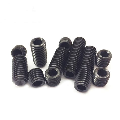 M3 Cup Point Hex Socket Set Screws,Alloy Steel DIN916-45H,Metric,Pack ...