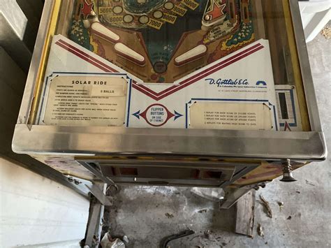 Solar Ride Pinball Machine For Sale in Modesto, CA | Gottlieb