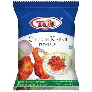 Teju Chicken Kabab Powder 100 Gram (Pack of 5) : Amazon.in: Grocery ...