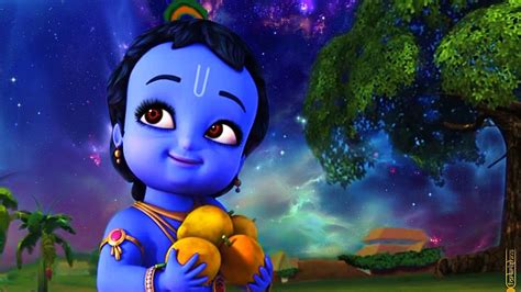 Little Krishna Cartoon HD Krishna Wallpapers | HD Wallpapers | ID #60254