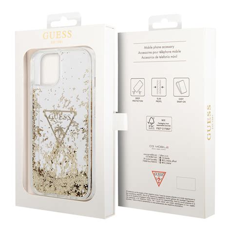 Maska(futrola) Guess Hc Liquid Glitter Triangle za iPhone 14 6.1 ...
