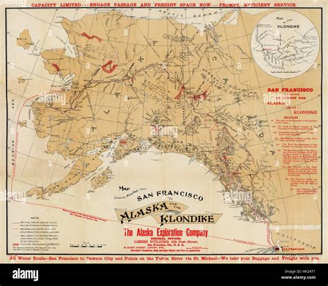 Alaska map hi-res stock photography and images - Alamy
