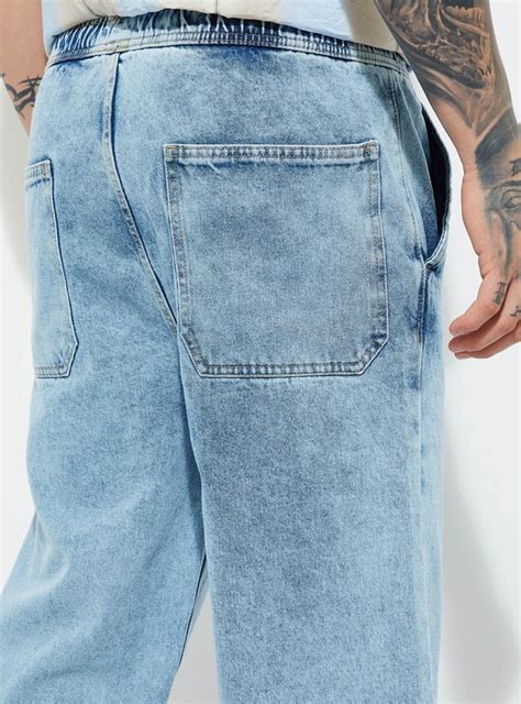 Buy URB_N Men Washed Loose Fit Jeans Online at just Rs. 1299.0 ...