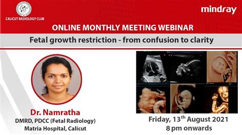 Fetal growth restriction - from confusion to clarity - Mindray India