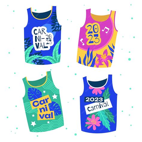 Ilustração plana de abada de carnaval brasileiro | Vetor Grátis