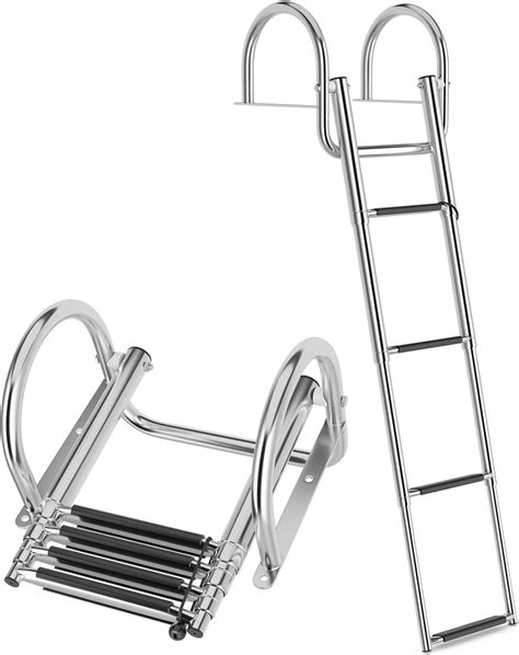 IRONMAX Boat Ladder, 4 Step Stainless Steel India | Ubuy