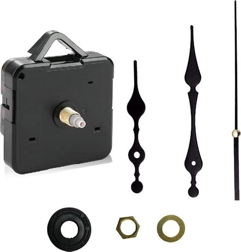 1 Pcs Clock Mechanisms Battery Powered, Long Shaft Silent Wall Clock DIY Wall Clock Mechanism ...