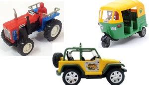 centy Hmt Tractor , Ranger Jungle Safari & CNG Auto Rickshaw Toy - Hmt ...