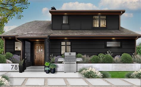 Our Review of Sherwin Williams’ Caviar | brick&batten | House exterior ...