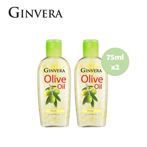 GINVERA Olive Oil 150ml - for Hair, Face and Body to moisturise skin, remove make up and repair ...