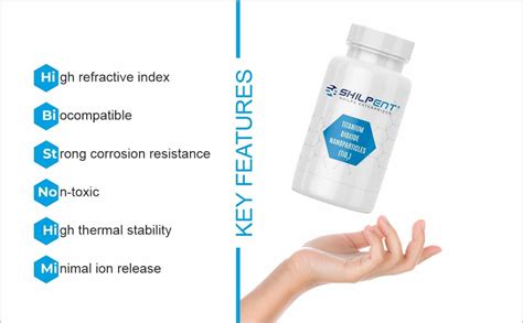 Shilpent Titanium dioxide Nanoparticles (TiO2) (Powder form/White/Near ...