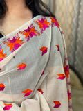Hand Embroidered Phulkari Saree – Just Phulkari