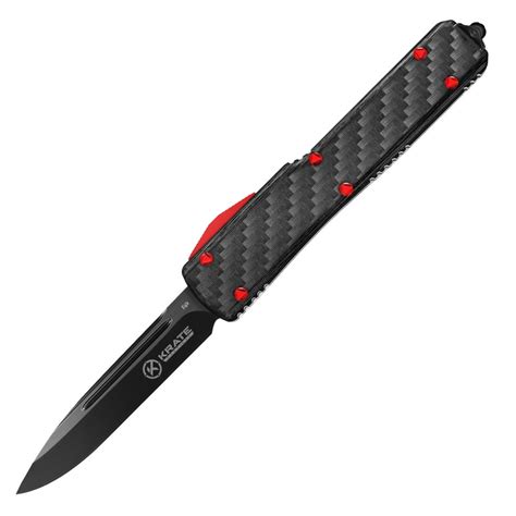 Krate Tactical Otf Carbon Fiber Knife - Als.com