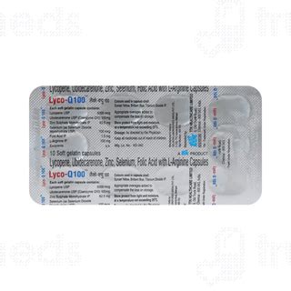 Lyco Q 100 Mg Capsule 10 - Uses, Side Effects, Dosage, Price | Truemeds