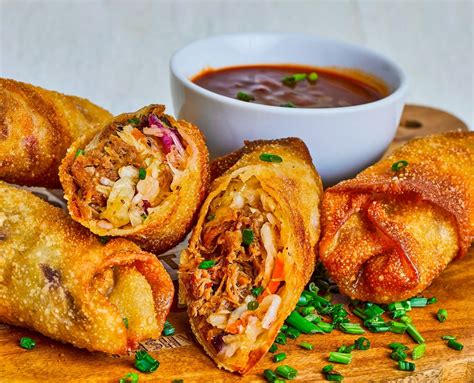 Pork Egg Roll Recipe Barbecue Pork And Shrimp Egg Rolls