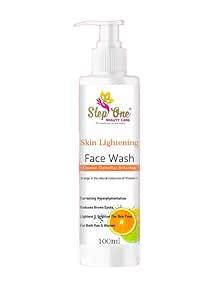 Step One Beauty Care Skin Lightening Face Wash - Orange Flavor - 100Ml ...