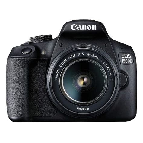 Canon EOS 1500D Digital SLR Camera (Black) with EF S18-55 is II Lens ...