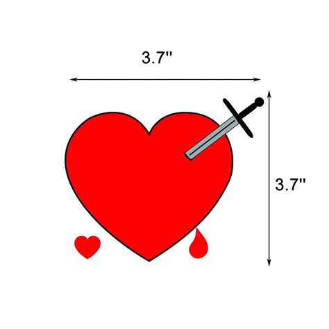 Buy Bride of Chucky Heart Tattoos, 9-Sheet Halloween Costume Temporary ...