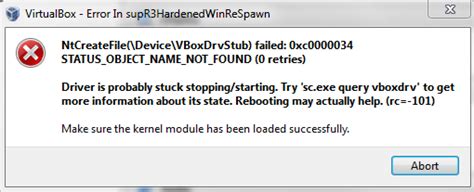 Fail to Start Virtual Machine 的图像结果