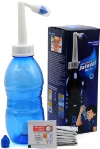 purvish Neti Pot 500ML Sinus Rinse Bottle and Neti salt 3 gm 10 piece ...