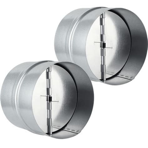 Homaisson 4 Inch Backdraft Damper Galvanized Steel Duct Draft Stopper ...