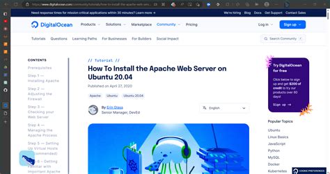 Image result for Apache2 On Ubuntu Tutorial Full