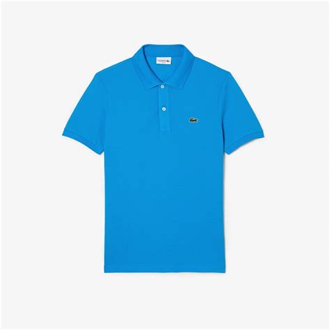 Lacoste Blue Short Sleeves Original L.12.12 Slim Fit Polo Shirt for Men ...